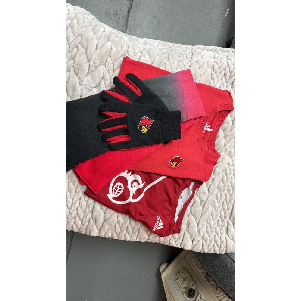0109 University of Louisville Cardinals Fan Apparel Lot - Johnnie-O & Adidas